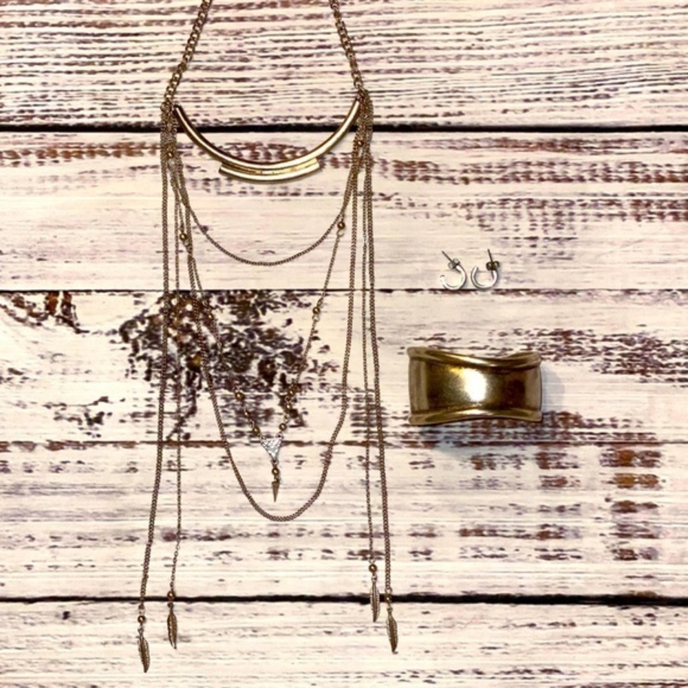 Silver matching set
